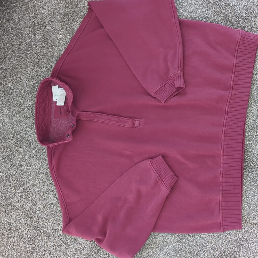 Aerie Red Oh Snap Sweatshirt NWT - Picture 2 of 10